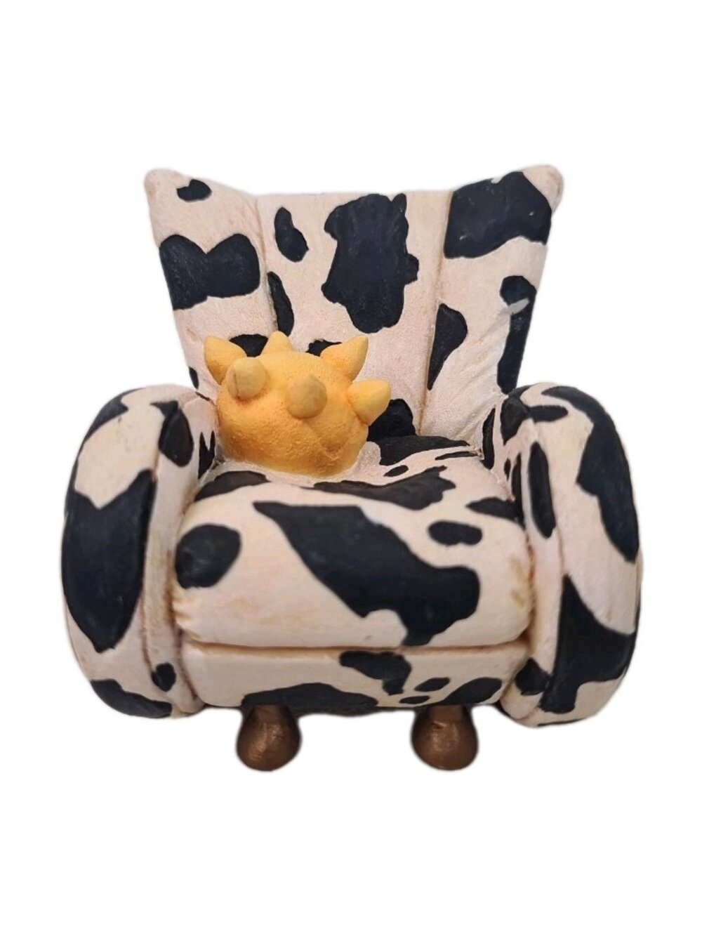 Take A Seat "Cow 1998" House Chair By Raine 24020 Vintage Miniature